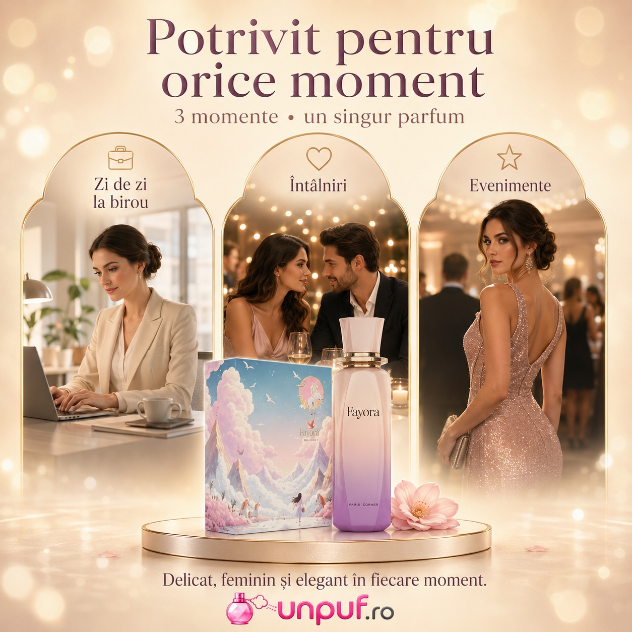 Paris Corner Fayora potrivit pentru zi de zi, birou, întâlniri și evenimente