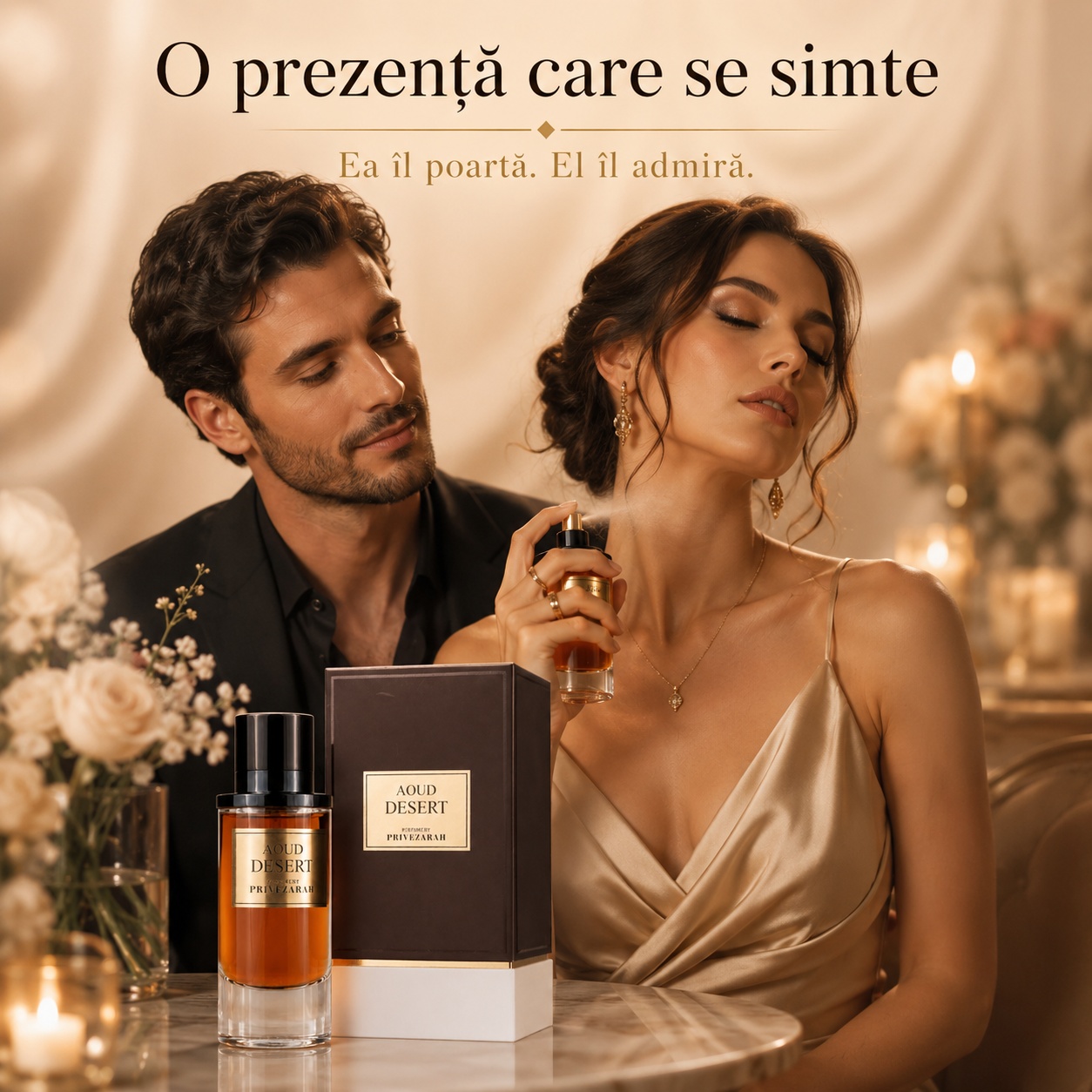 Aoud Desert Privezarah parfum unisex elegant pentru momente romantice și speciale