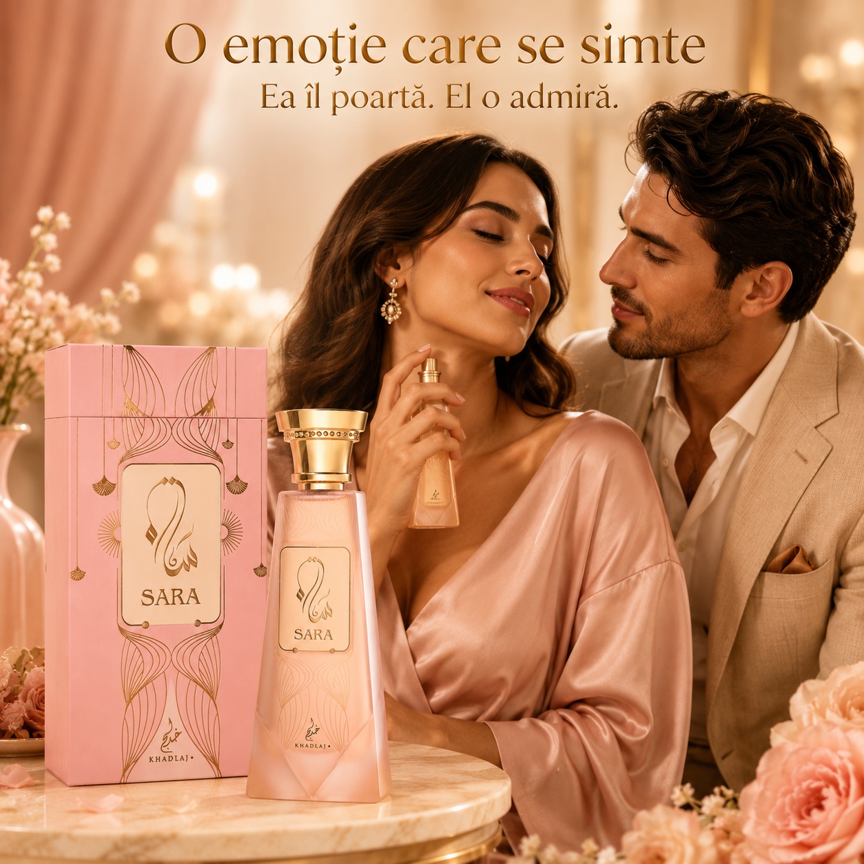Sara Khadlaj o emoție care se simte, parfum de damă elegant și memorabil