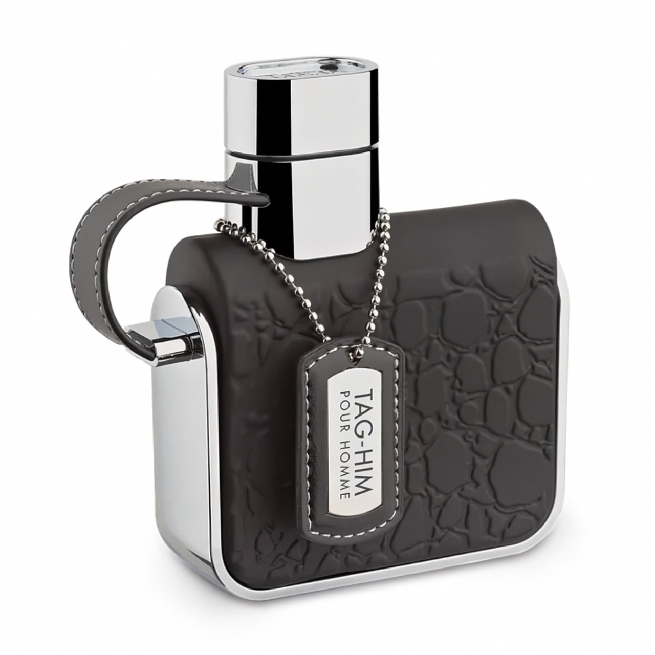 Tag For Him Armaf 100 ml sticlă parfum pe fundal alb