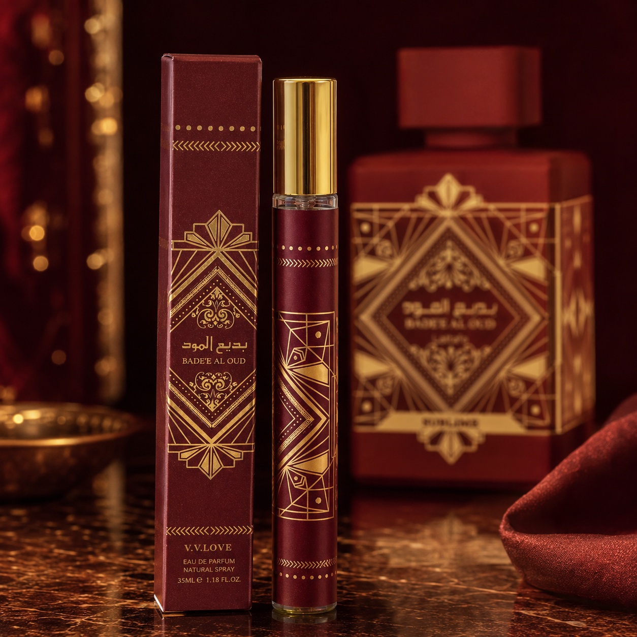 Parfum Unisex Arăbesc Badee Al Oud 35 ml V.V. Love inspirat de Badee Al Oud Sublime Lattafa