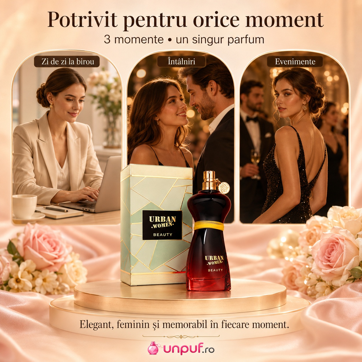 Urban Women Beauty Fragrance World potrivit pentru zi de zi birou &icirc;nt&acirc;lniri și evenimente