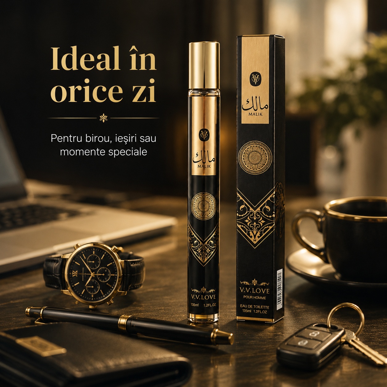 Malik V.V. Love parfum bărbătesc ideal pentru birou ieșiri și momente speciale