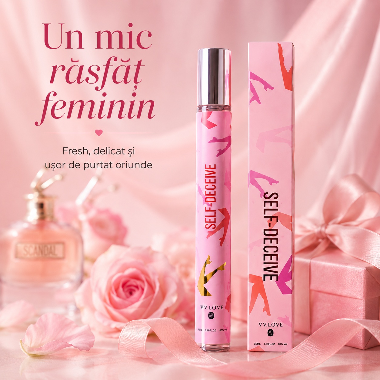 Self Deceive 35 ml un mic răsfăț feminin fresh delicat și ușor de purtat oriunde