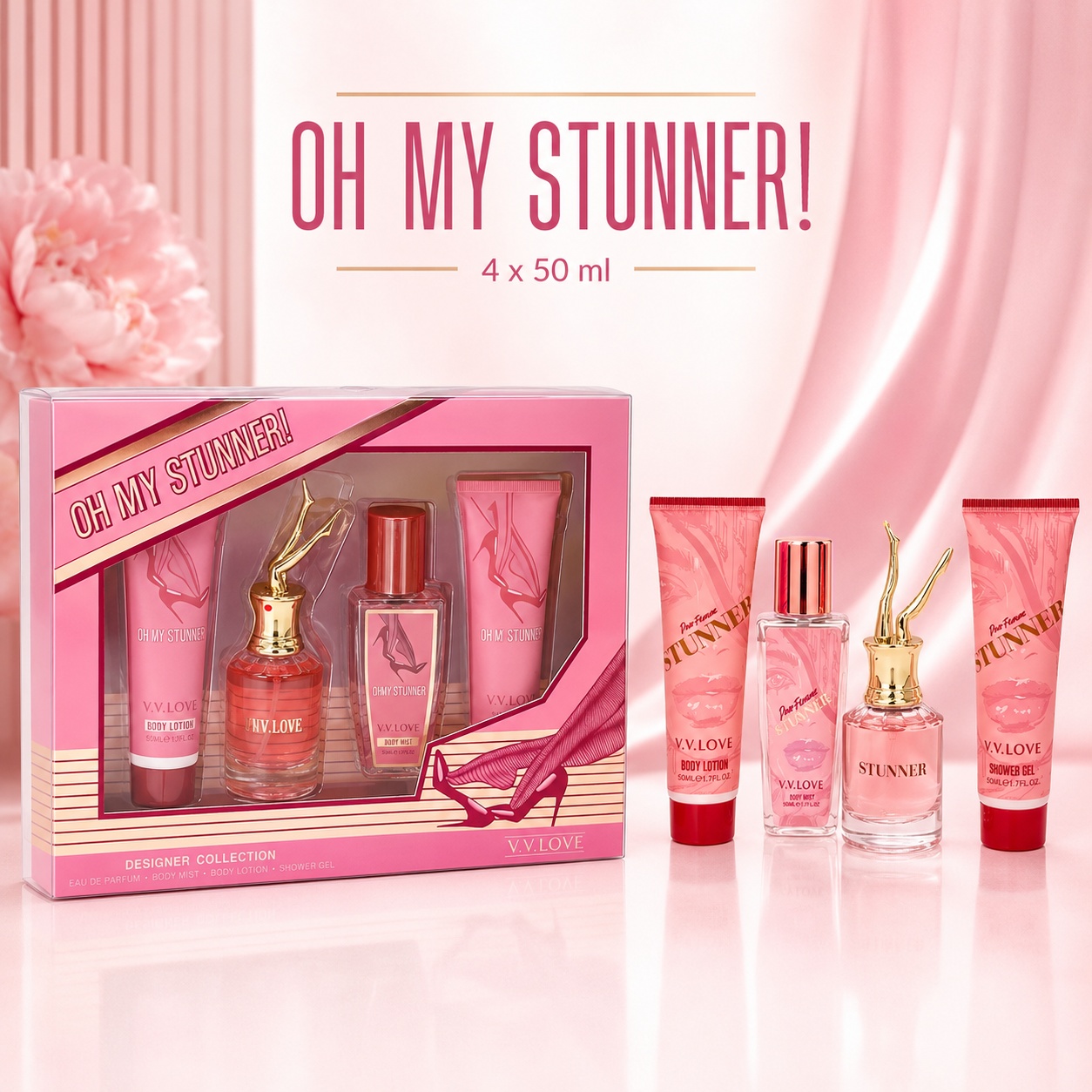 Set Cadou Damă V.V. Love Oh My Stunner 4 Piese 4x50 ml