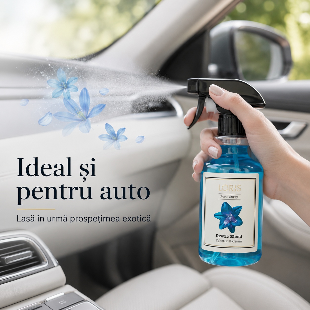 Spray Odorizant Loris Pafum Exotic Blend ideal și pentru auto prospețime exotică &icirc;n mașină