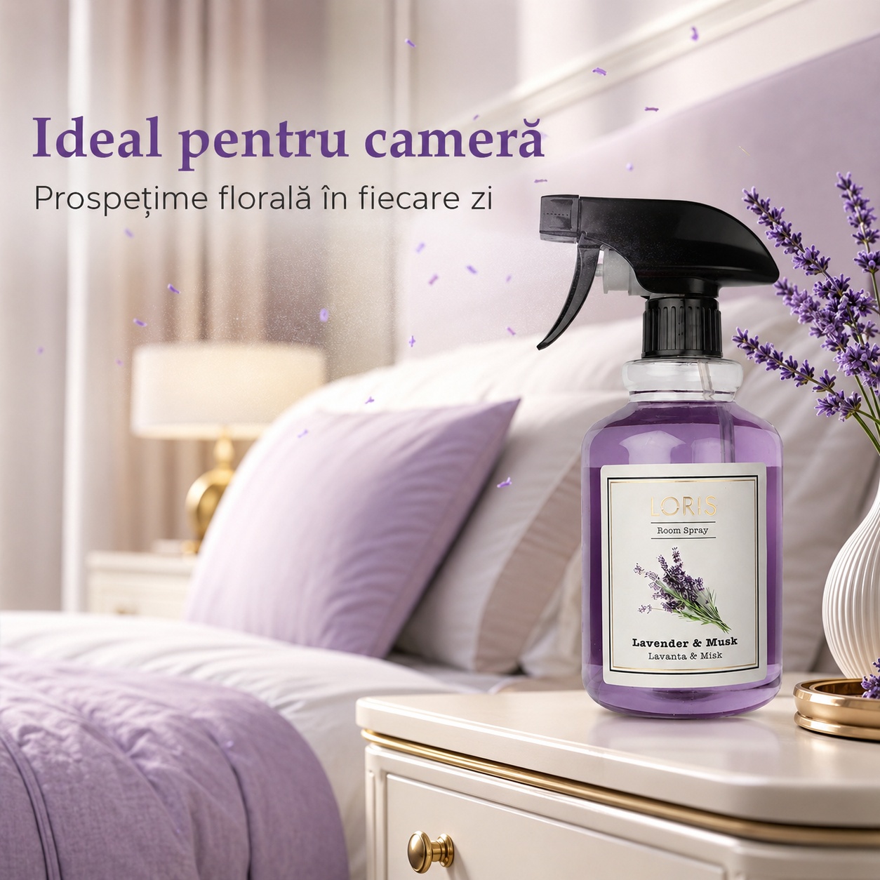 Loris Pafum Lavender & Musk ideal pentru cameră prospețime florală &icirc;n fiecare zi