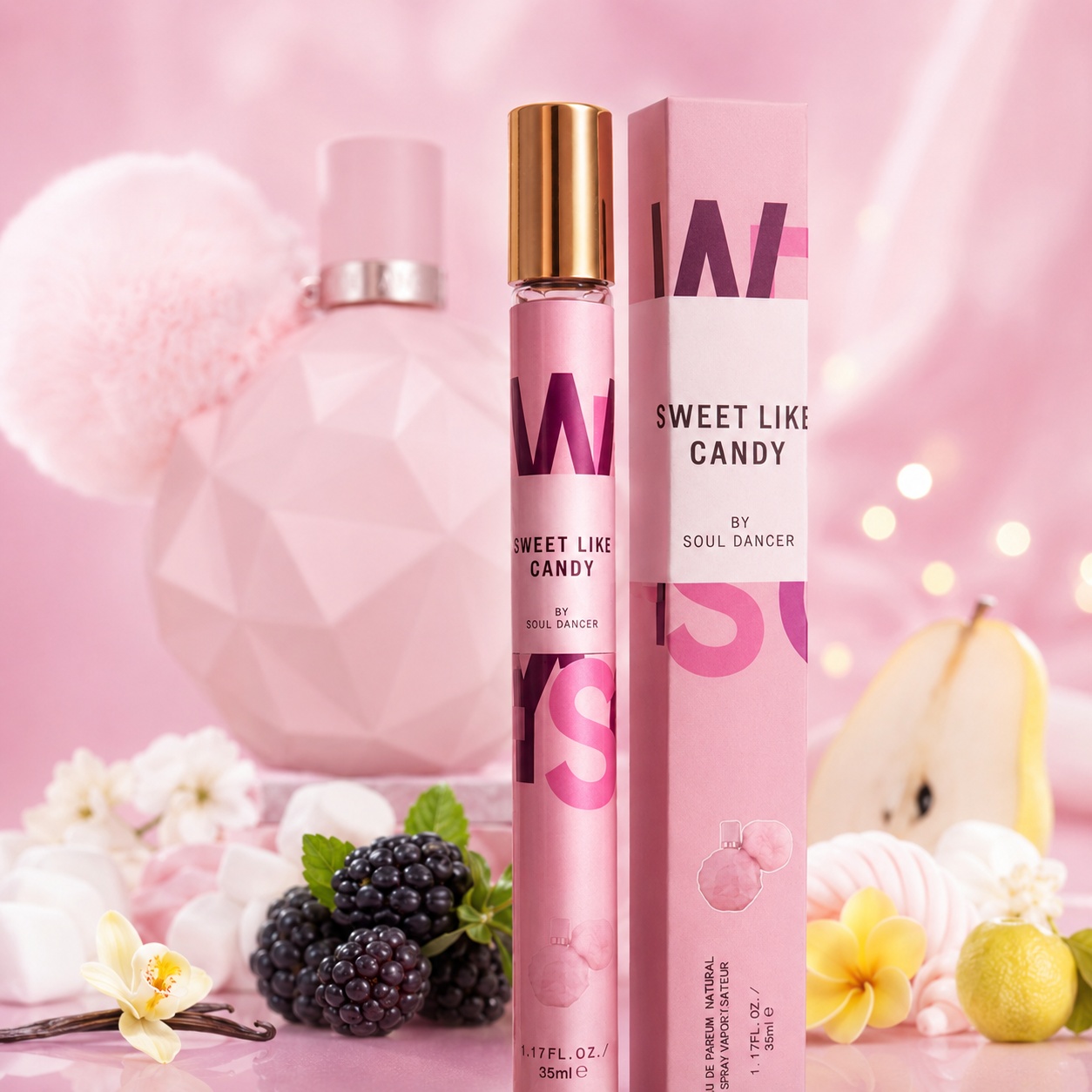 Parfum Sweet Like Candy by Soul Dancer 35 ml damă, apă de parfum dulce fructată și gurmandă