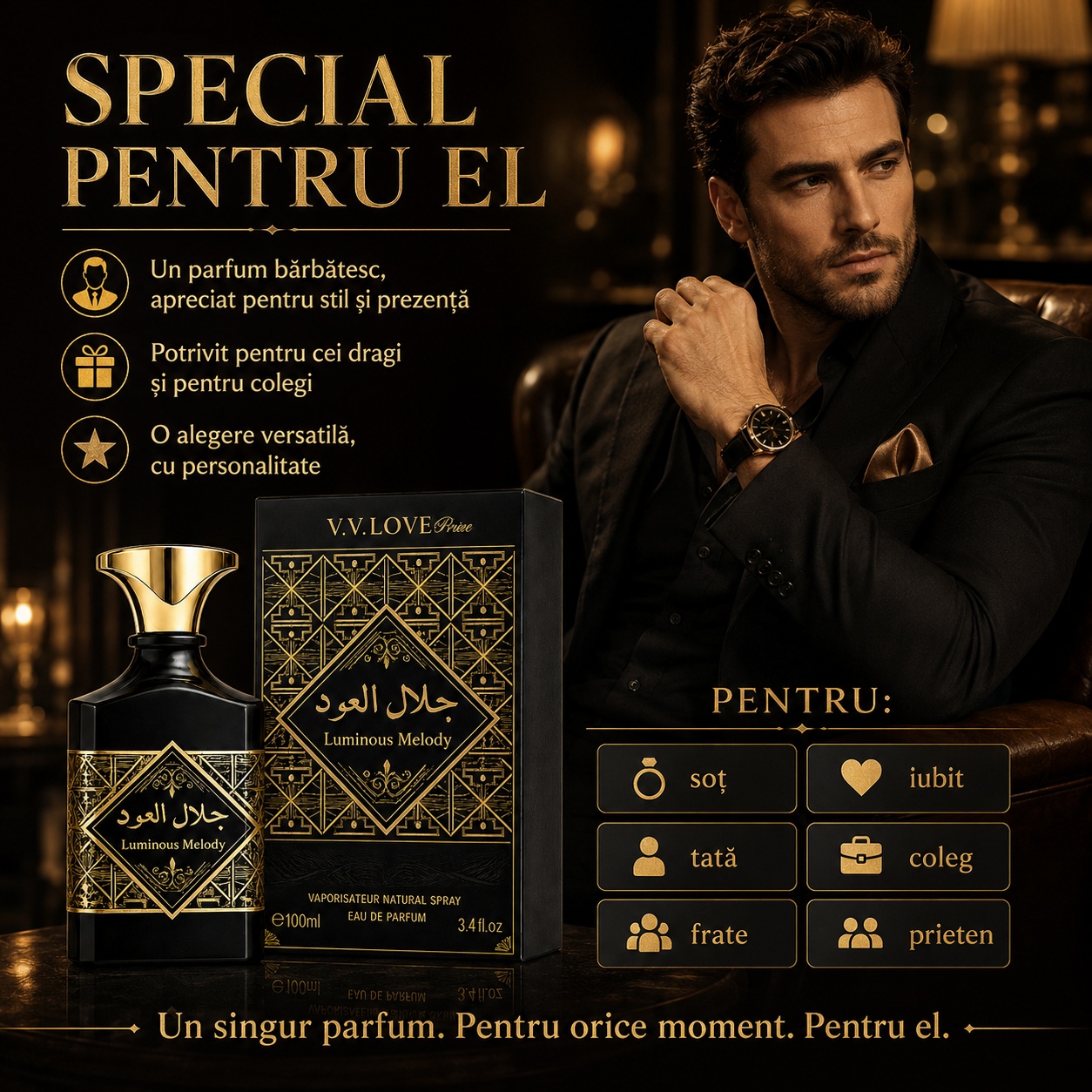 VV Love Luminous Melody parfum special pentru el