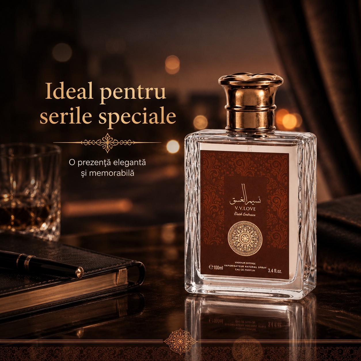 Dusk Embrace parfum bărbătesc ideal pentru serile speciale