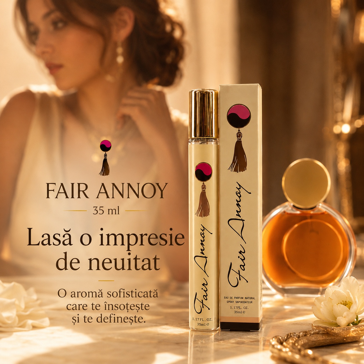 Fair Annoy 35 ml lasă o impresie de neuitat aromă sofisticată și feminină