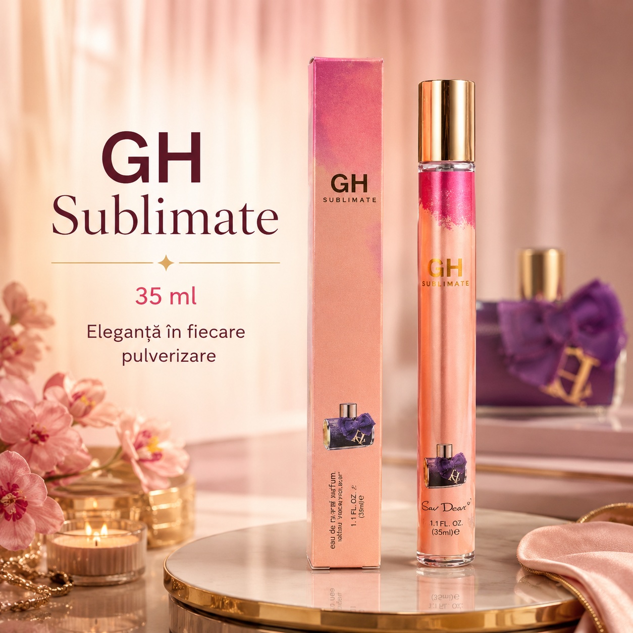 GH Sublimate 35 ml eleganță &icirc;n fiecare pulverizare, apă de parfum damă cu aromă florală