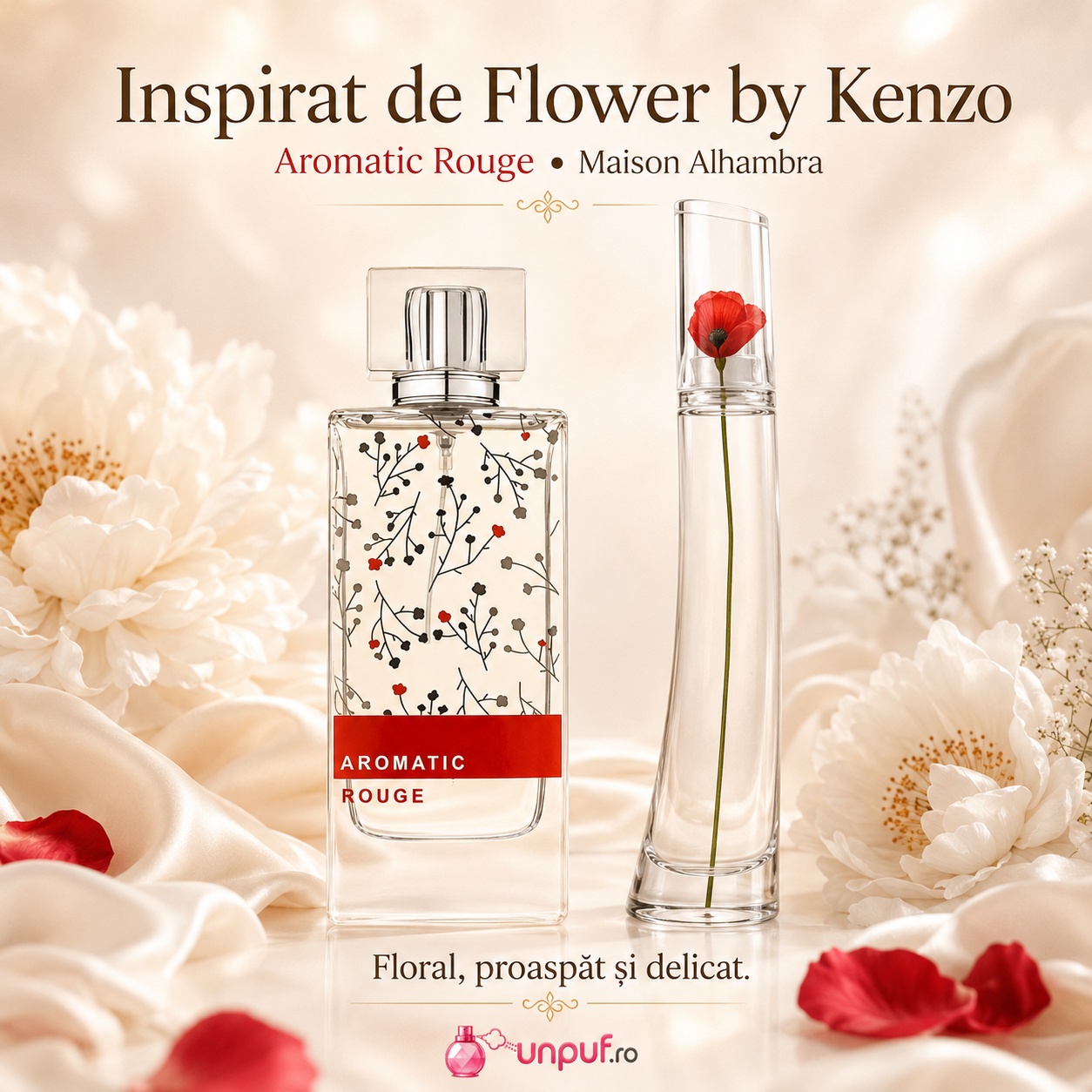 Alhambra Aromatic Rouge Maison Alhambra inspirat din Flower by Kenzo