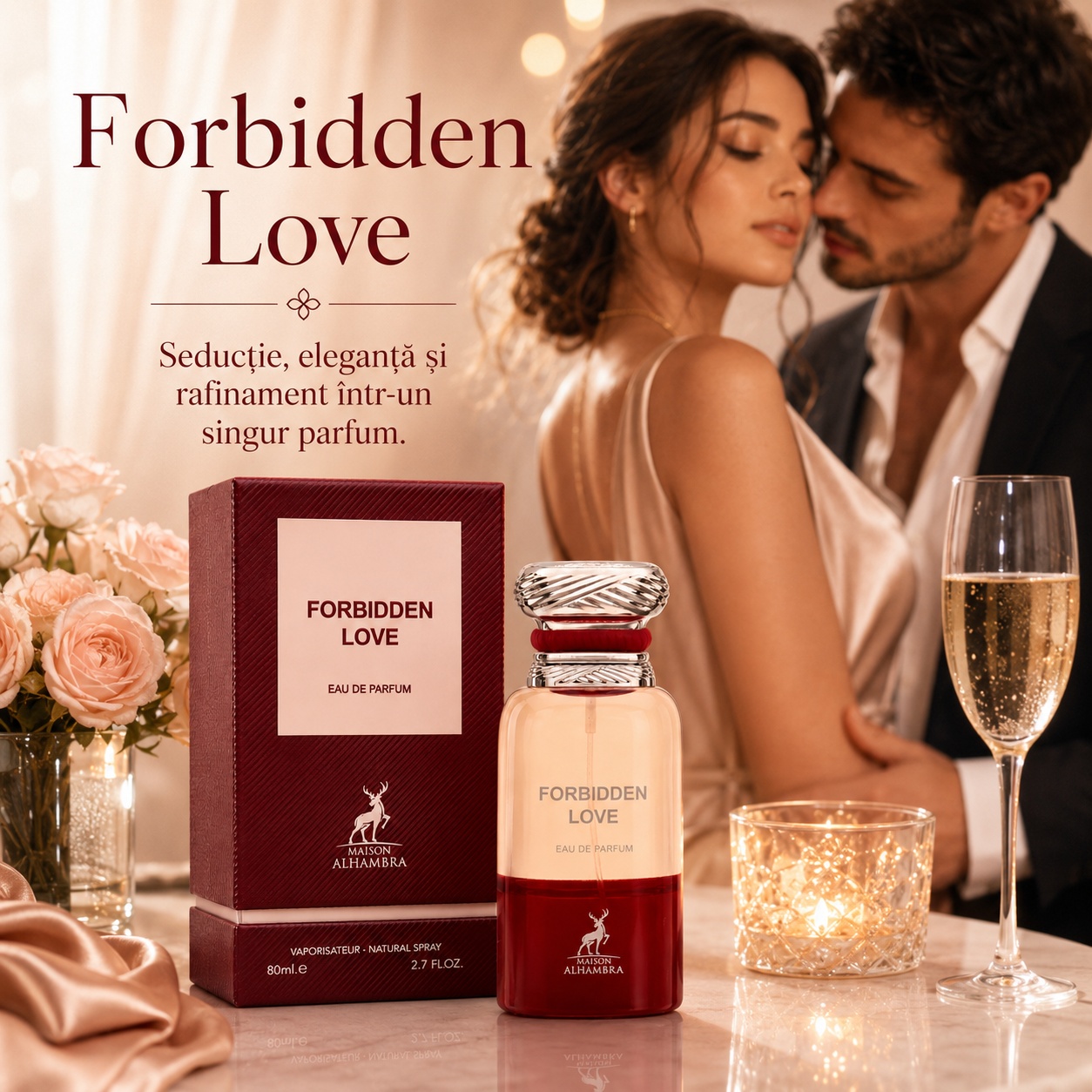 Alhambra Forbidden Love parfum romantic elegant pentru momente speciale