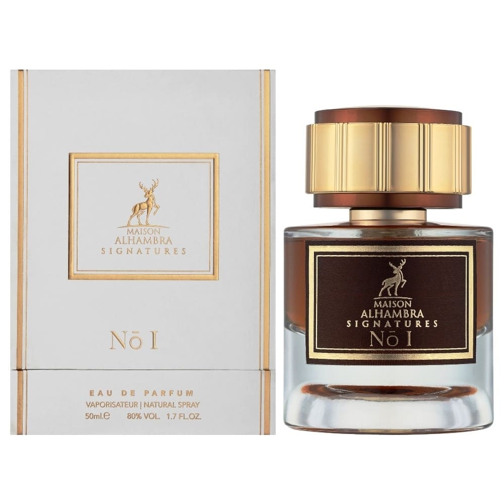 Produs real Alhambra Signatures No. 1 50 ml cu sticlă și cutie Maison Alhambra