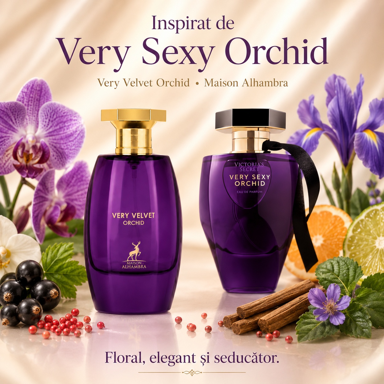 Alhambra Very Velvet Orchid Maison Alhambra inspirat din Very Sexy Orchid