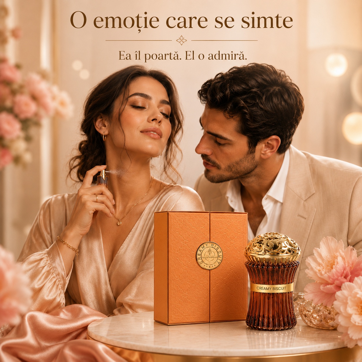 Creamy Biscuit parfum de damă, dulce și elegant, potrivit pentru întâlniri și momente romantice