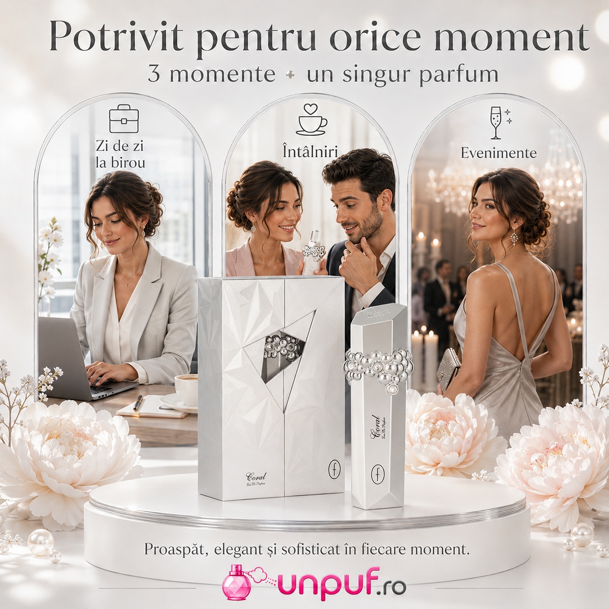 Flavia Coral potrivit pentru zi de zi, birou, întâlniri și evenimente
