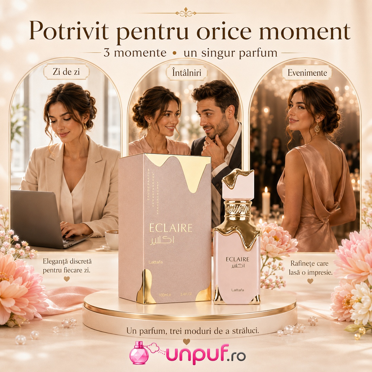Flavia Lumine potrivit pentru zi de zi, întâlniri și evenimente elegante
