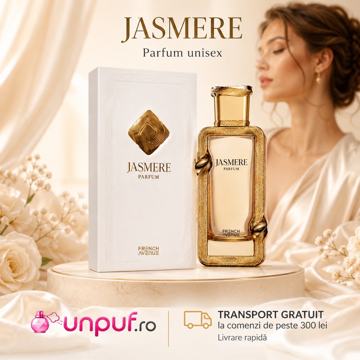 Jasmere French Avenue parfum damă premium cu transport gratuit la comenzi peste 300 lei