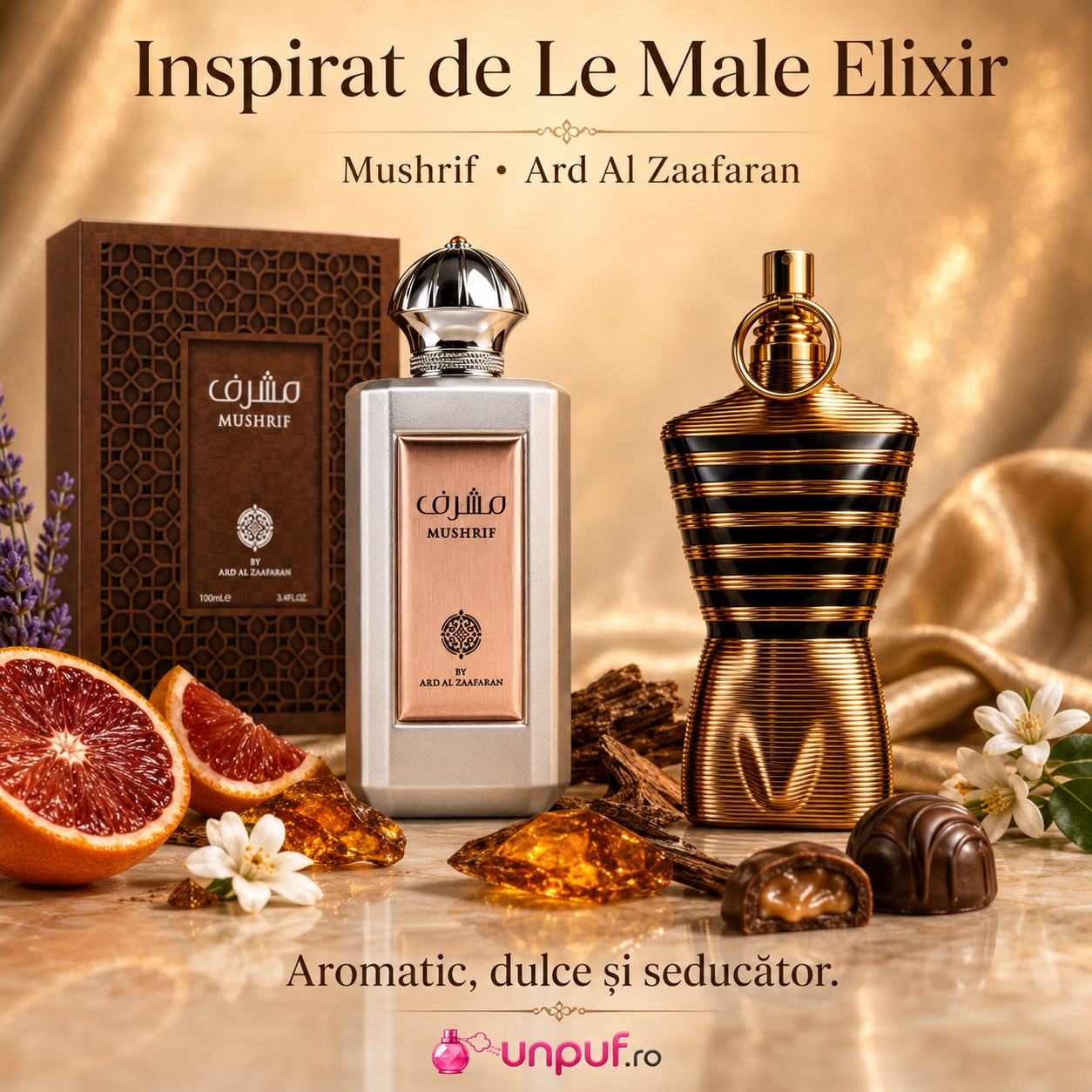 Mushrif Ard Al Zaafaran inspirat din Le Male Elixir