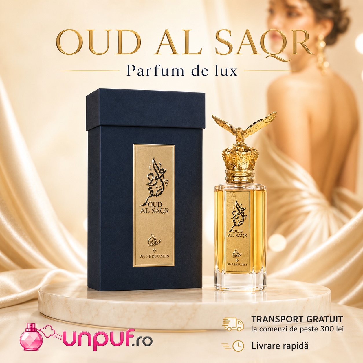 My Perfumes Oud Al Saqr parfum premium disponibil pe unpuf.ro cu livrare rapidă și transport gratuit peste 300 lei