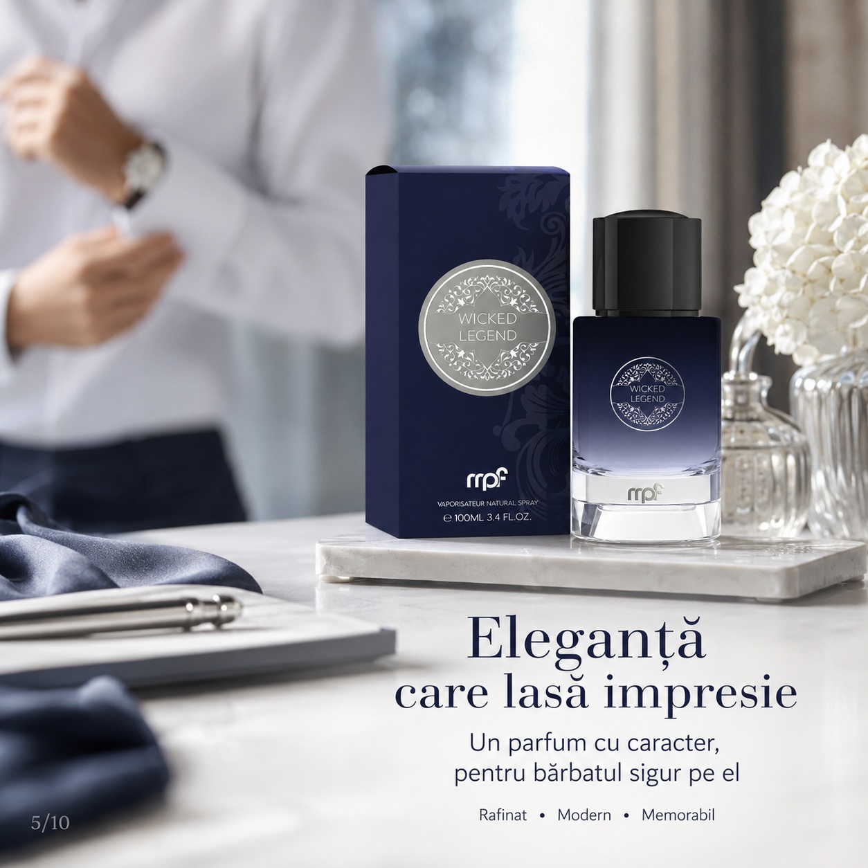 My Perfumes Wicked Legend eleganță care lasă impresie, parfum fresh marin și memorabil