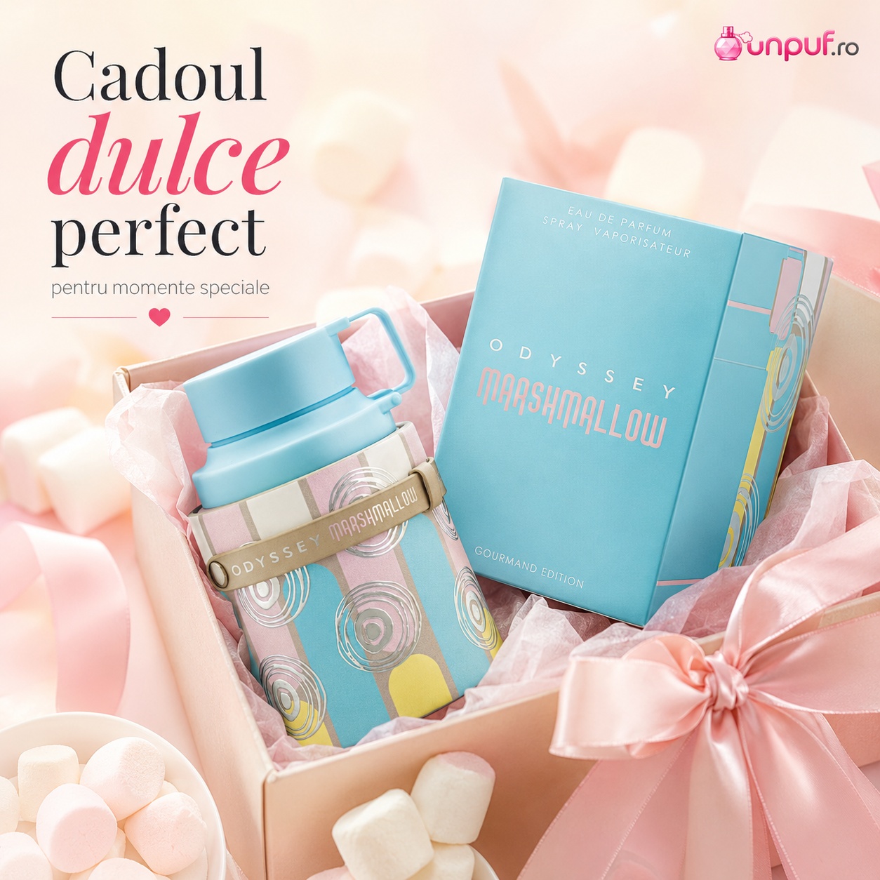 Odyssey Marshmallow Gourmand Edition Armaf cadou dulce perfect pentru momente speciale