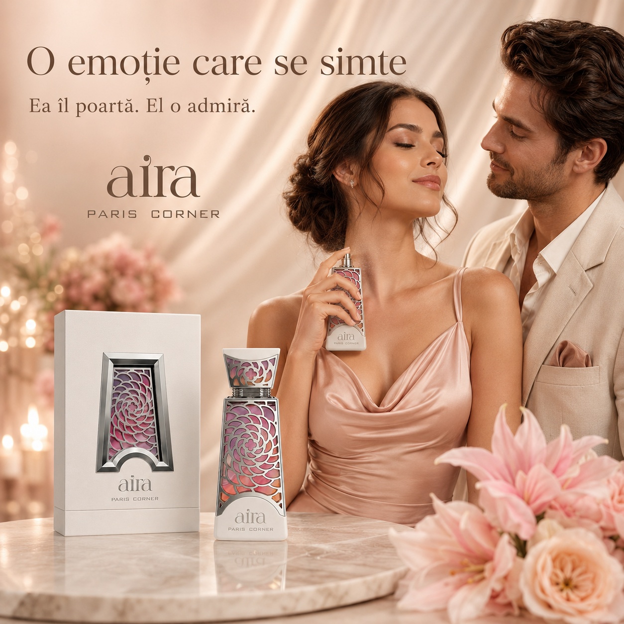 Paris Corner Aira parfum delicat și memorabil pentru întâlniri și momente speciale