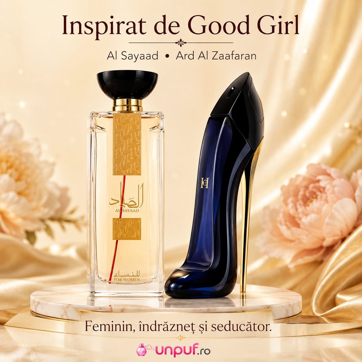 Al Sayaad Women Ard Al Zaafaran inspirat de Good Girl, parfum feminin &icirc;ndrăzneț și seducător