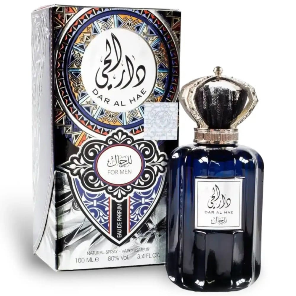 Produs real Ard Al Zaafaran Dar Al Hae For Men 100 ml cu sticlă și cutie