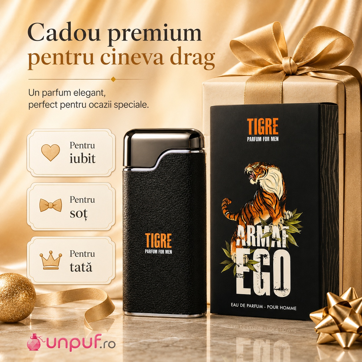 Armaf Ego Tigre cadou premium pentru iubit, soț, tată sau cineva drag