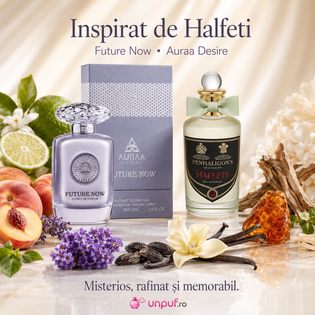 Auraa Desire Future Now inspirat de Halfeti, parfum misterios, rafinat și memorabil