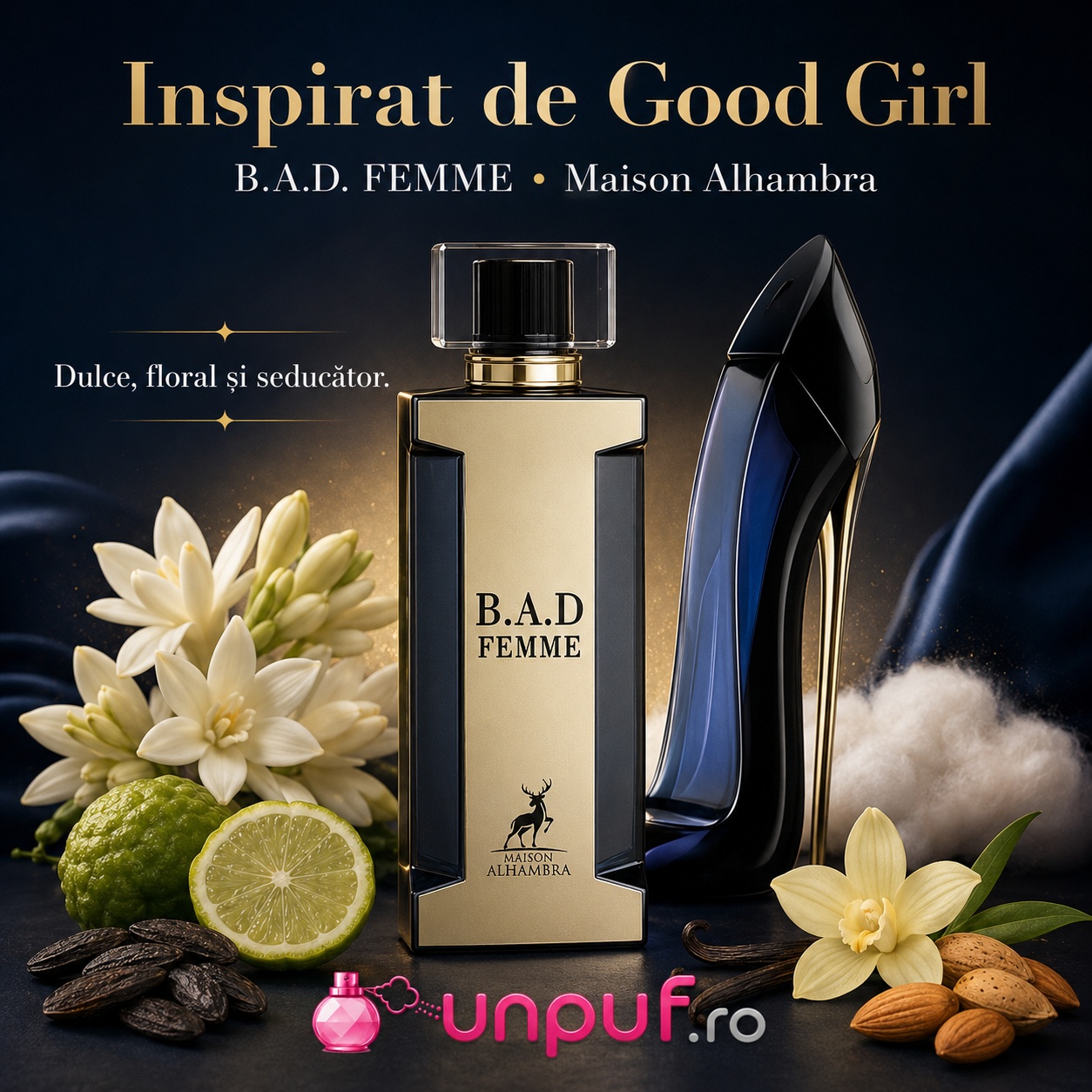 B.A.D. Femme Maison Alhambra inspirat din Good Girl Carolina Herrera parfum de damă