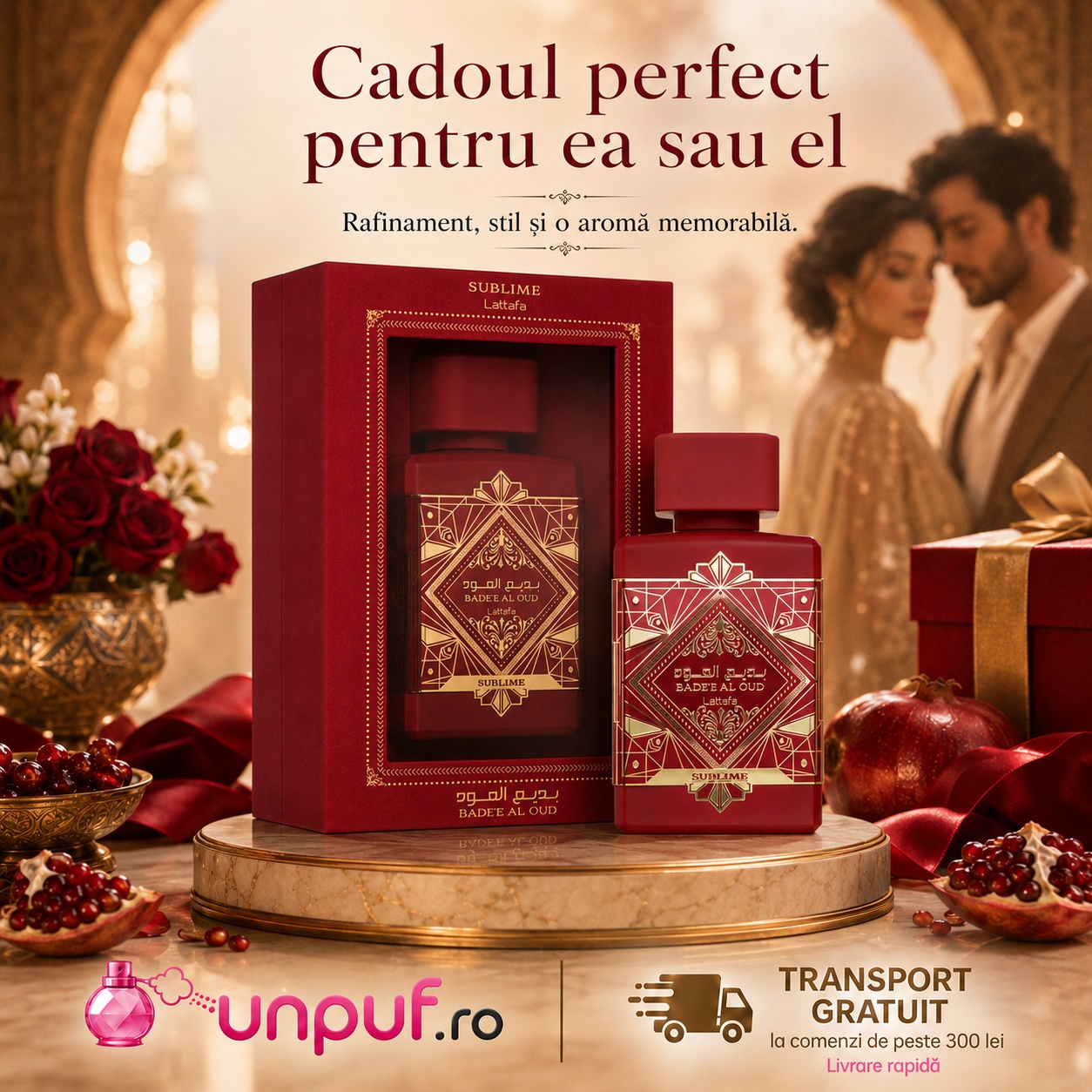 Bade&rsquo;E Al Oud Sublime cadou perfect pentru ea sau el parfum Lattafa 100 ml