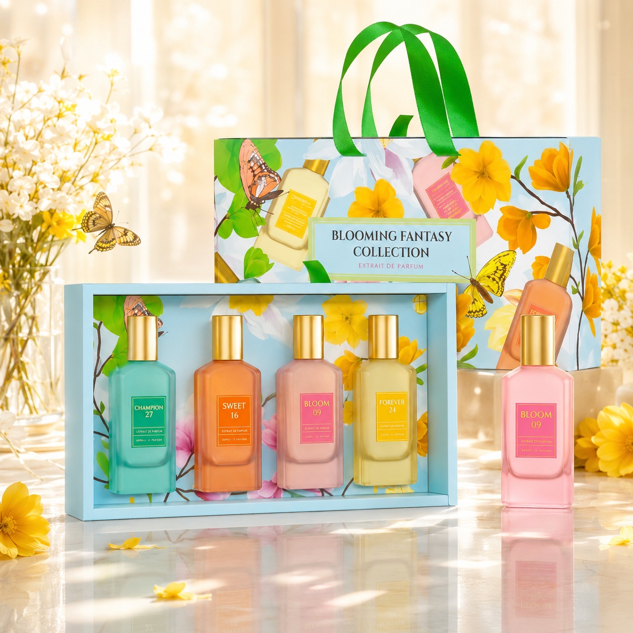 Parfum Blooming Fantasy 4 x 30 ml, set parfumuri arăbești floral fructate