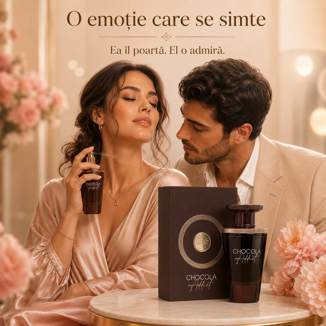 Chocola Addict French Avenue parfum unisex elegant, romantic și potrivit pentru momente speciale