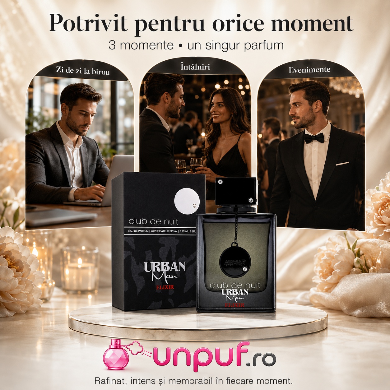 Club De Nuit Urban Man Elixir Armaf potrivit pentru zi de zi la birou, &icirc;nt&acirc;lniri și evenimente
