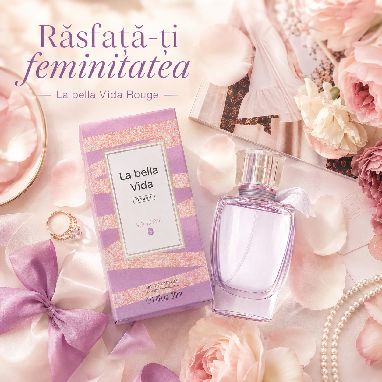 V.V. Love La Bella Vida Rouge răsfăț feminin și parfum elegant