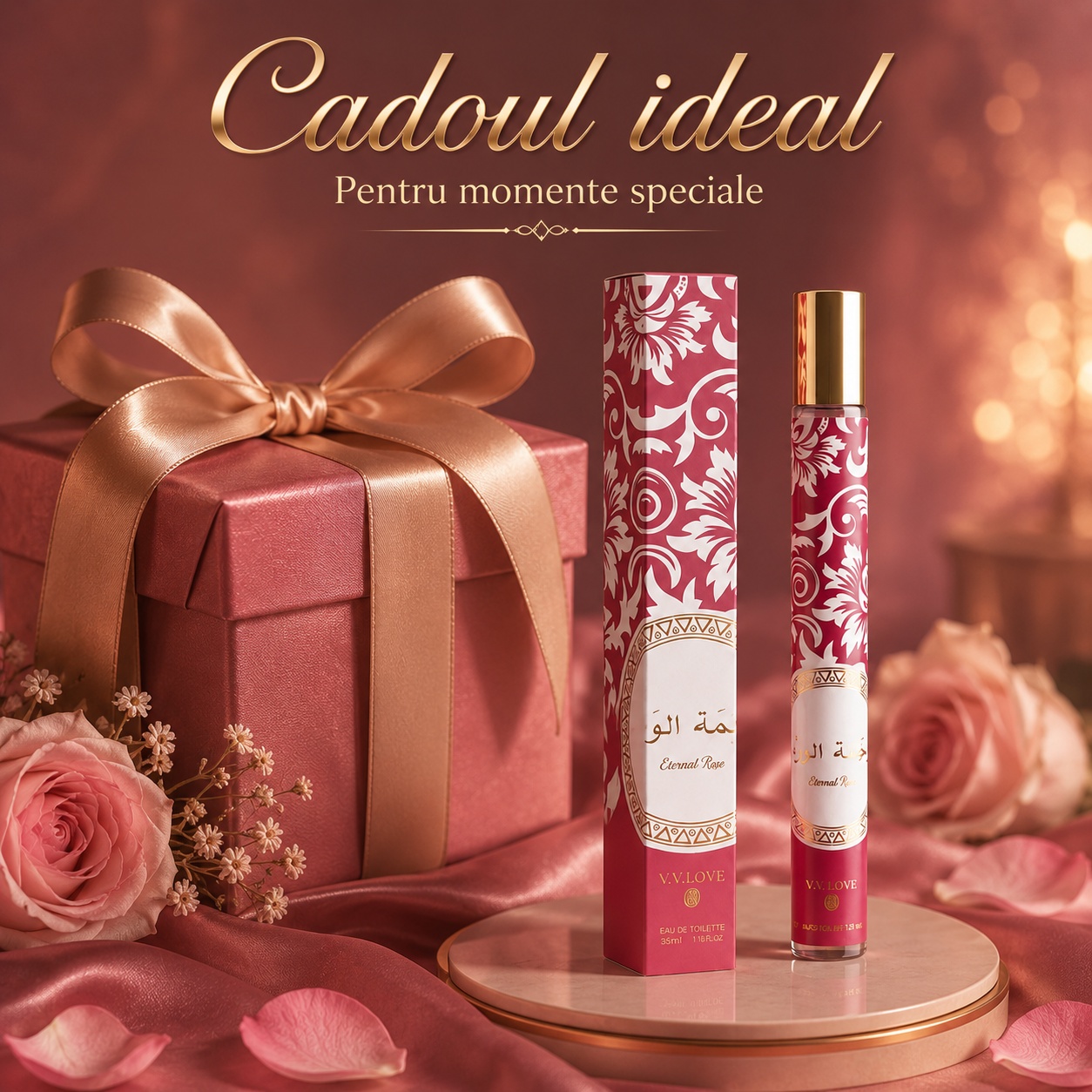 Parfum Eternal Rose 35 ml cadou ideal pentru femei momente speciale