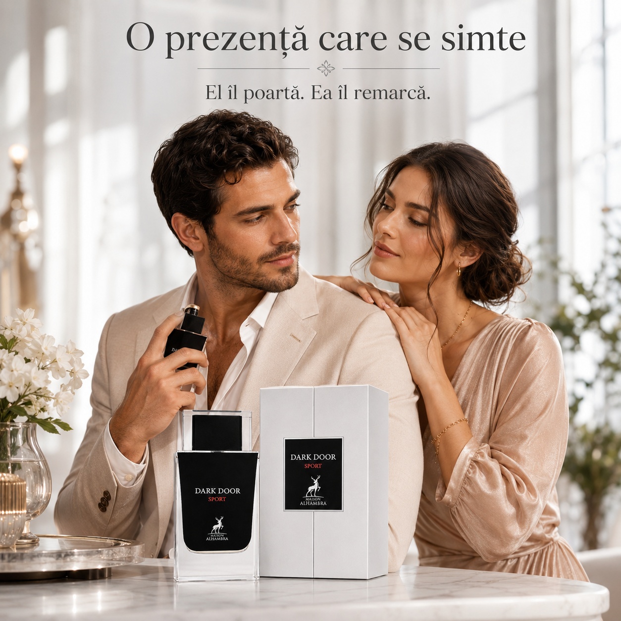 Dark Door Sport Maison Alhambra parfum bărbătesc pentru o prezență elegantă și admirată
