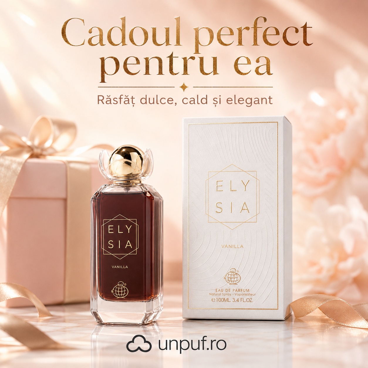 Elysia Vanilla cadoul perfect pentru ea parfum dulce cald și elegant