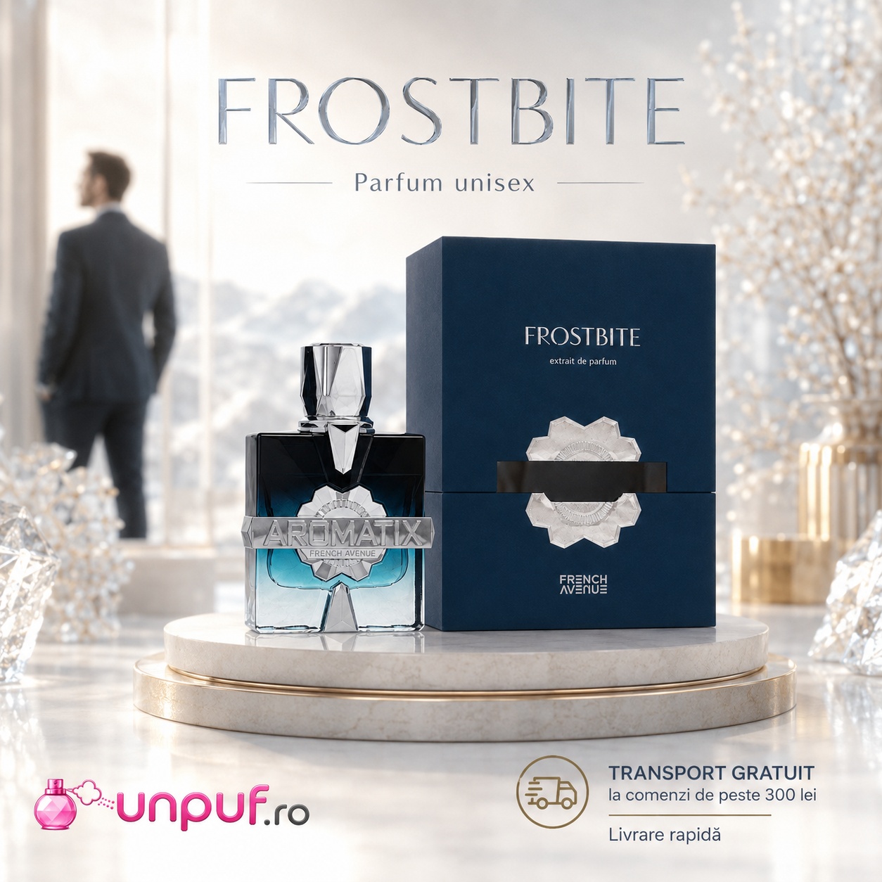 French Avenue Aromatix Frostbite parfum unisex fresh, dulce, elegant și persistent, cu transport gratuit la comenzi eligibile