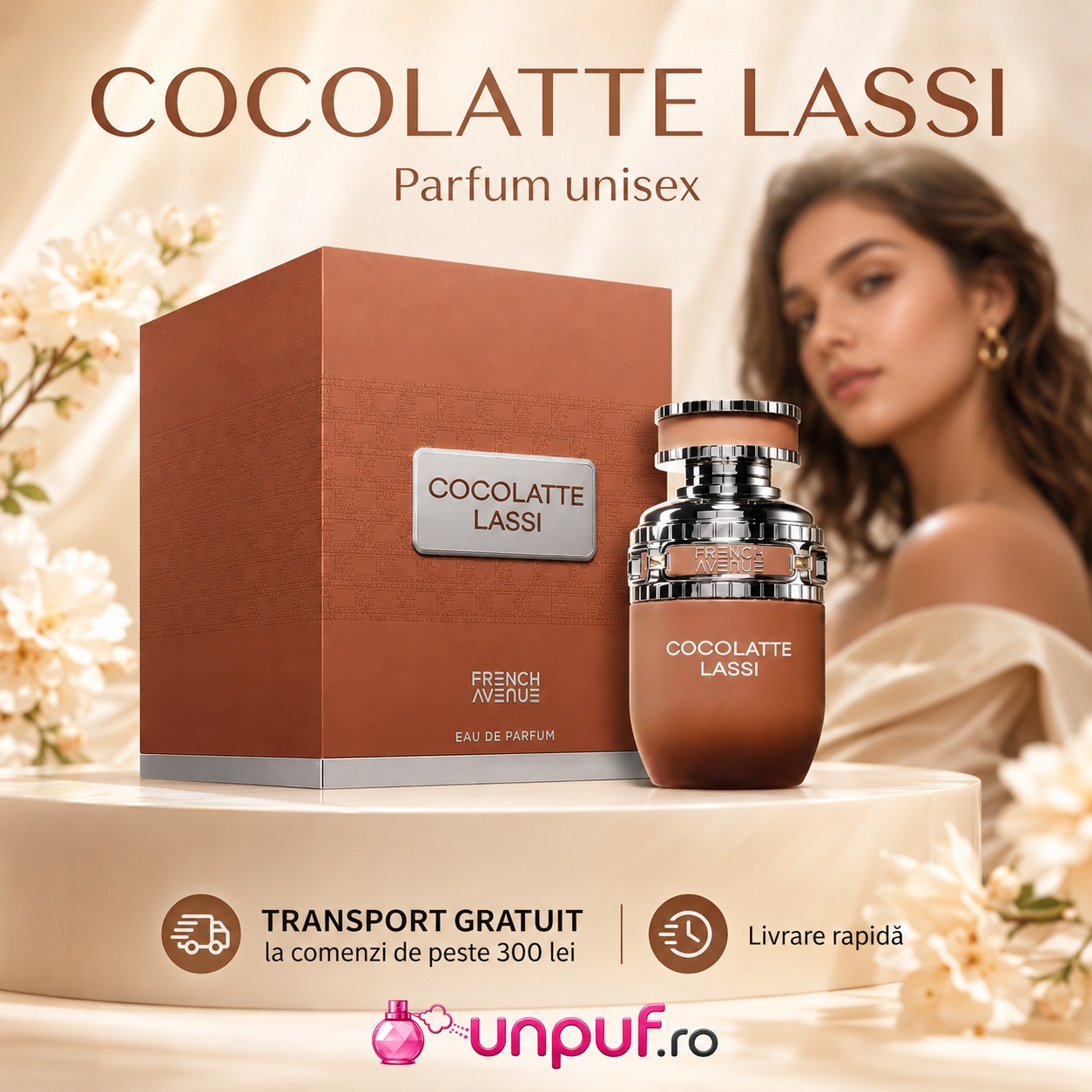 Cocolatte Lassi French Avenue parfum arăbesc unisex, dulce, cremos și premium