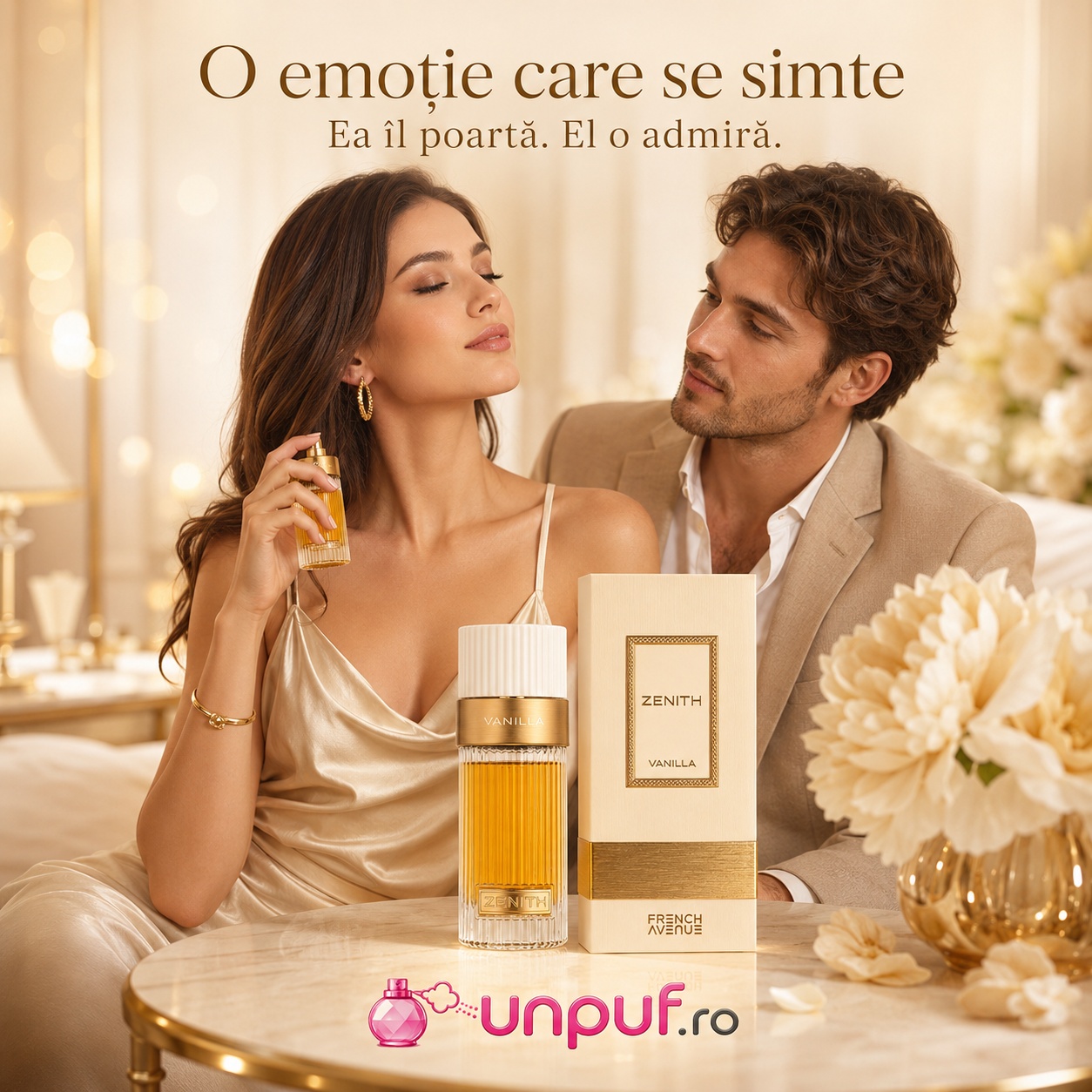 French Avenue Zenith Vanilla parfum unisex pentru momente romantice, elegant și cald vanilat