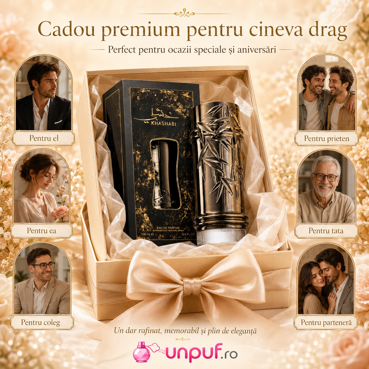 Khashabi Lattafa cadou premium pentru el pentru ea pentru tată prieten coleg sau parteneră