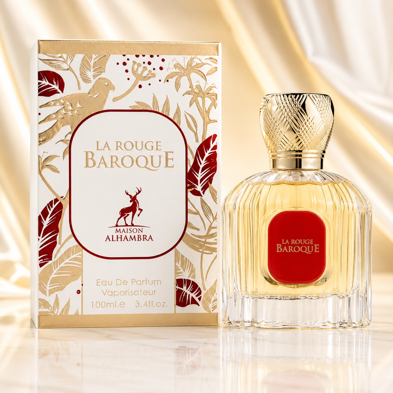 Parfum Arăbesc La Baroque Rouge Maison Alhambra EDP 100 ml Unisex cu sticlă și cutie premium
