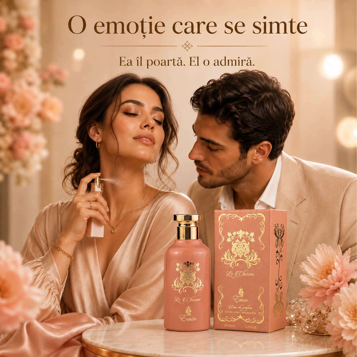 La Charme Emir parfum feminin elegant romantic și rafinat