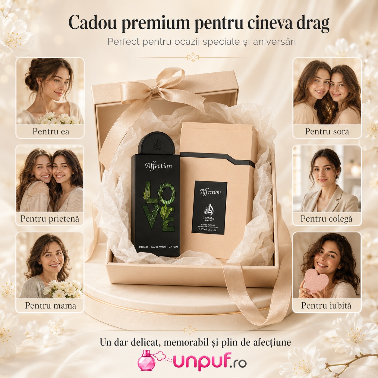Lattafa Pride Affection cadou premium pentru ea pentru soră pentru prietenă pentru mamă pentru colegă sau iubită