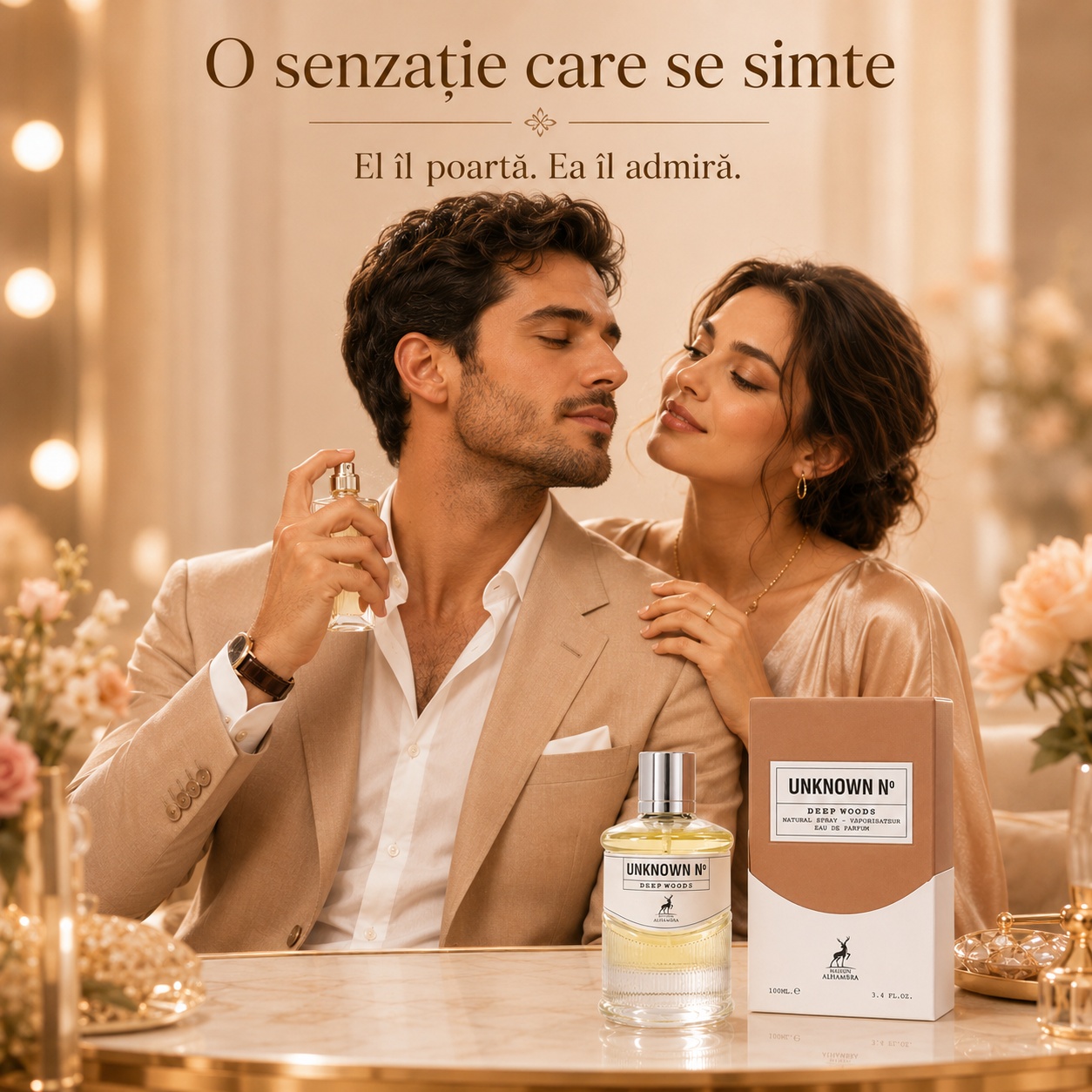 Maison Alhambra Unknown No Deep Woods, parfum unisex pentru o senzație elegantă și memorabilă